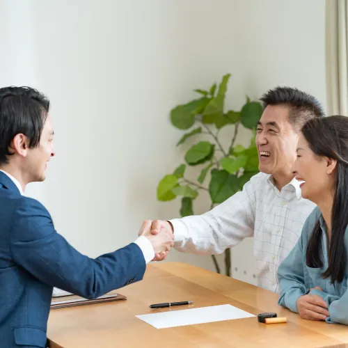 紹介先の営業と家づくりのご相談スタート